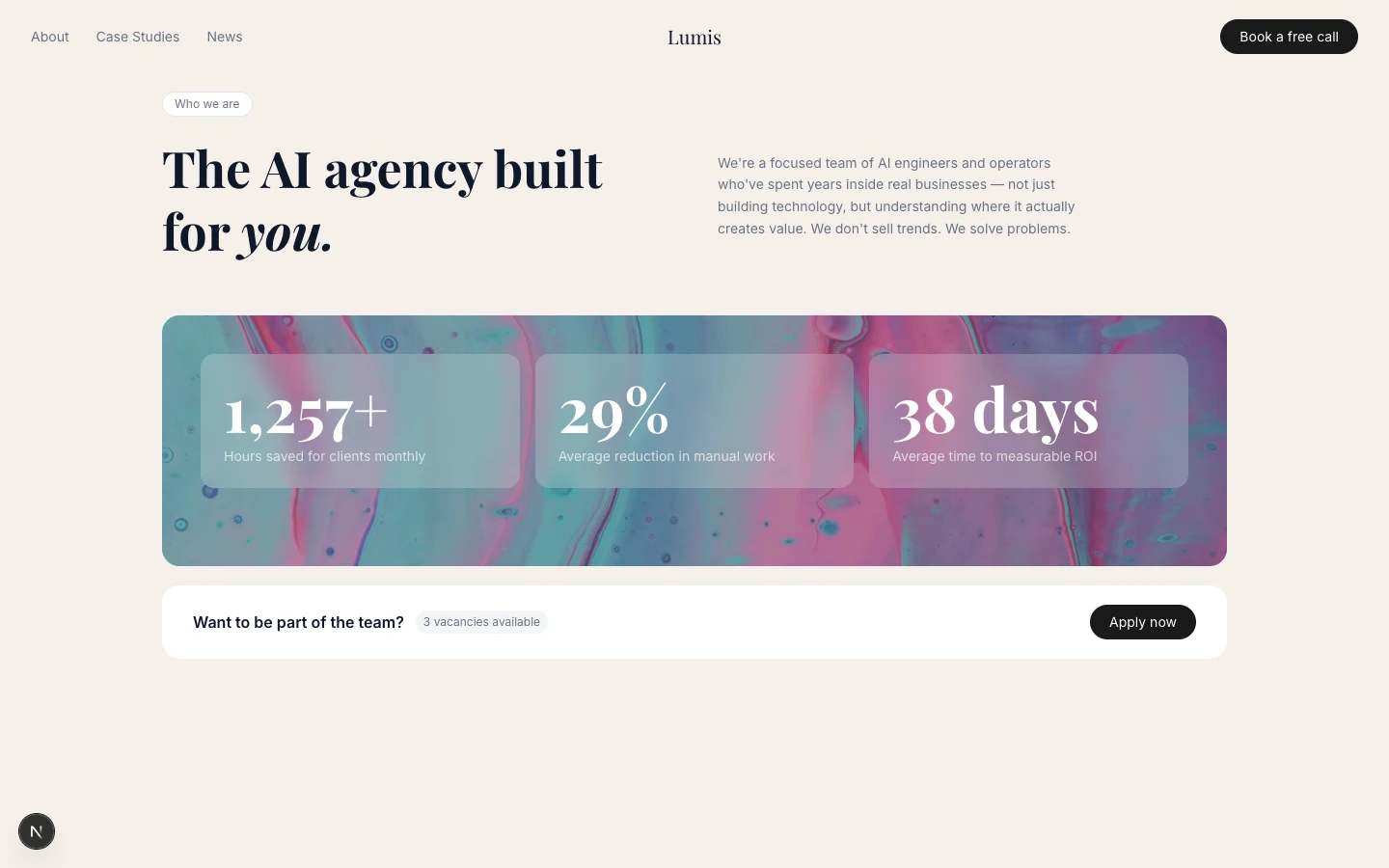 Lumis AI Agency preview 1