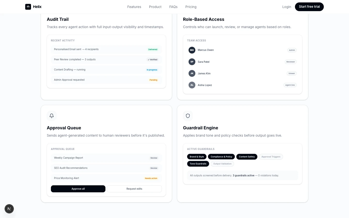 Helix — AI Workflow Intelligence preview 3