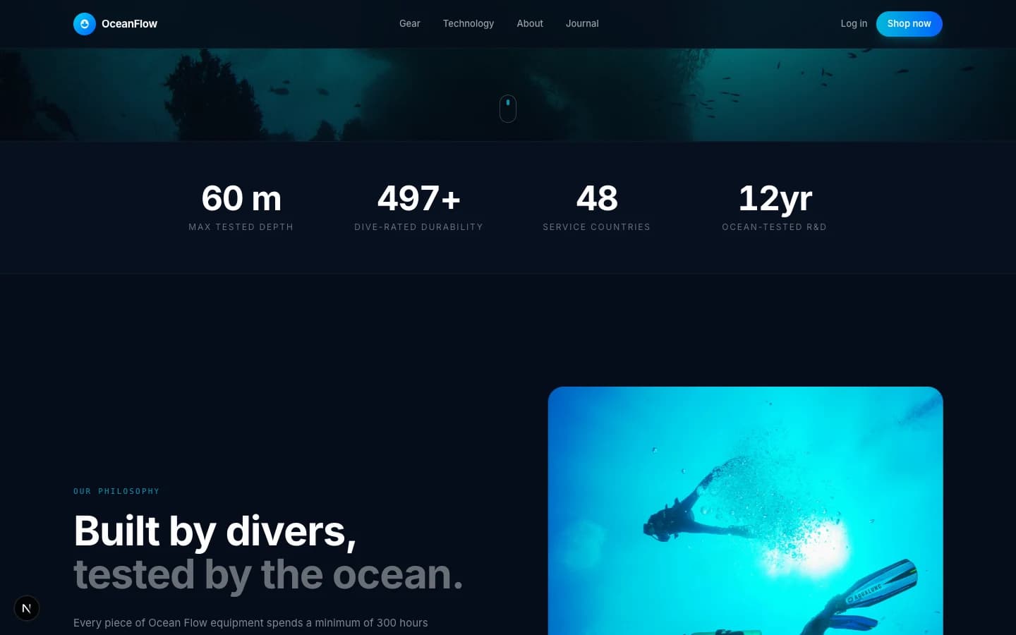 Ocean Flow — Diving Equipment Store preview 2