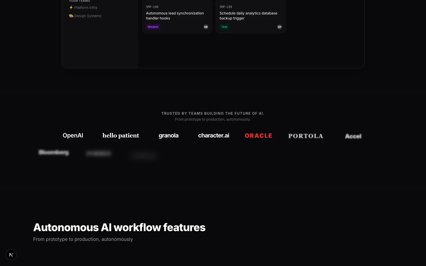 Simplistic AI SaaS preview 1