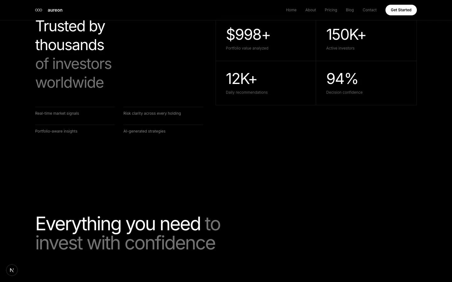 Startup Landing Page preview 1