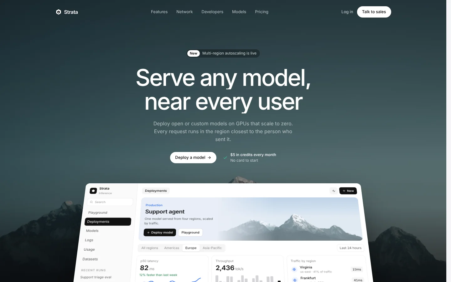 Strata home page