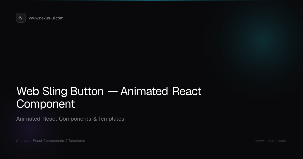 Web Sling Button